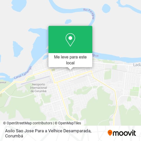 Asilo Sao Jose Para a Velhice Desamparada mapa