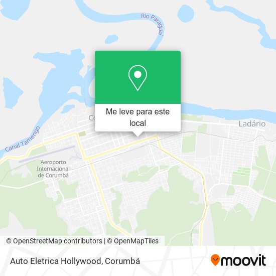 Auto Eletrica Hollywood mapa