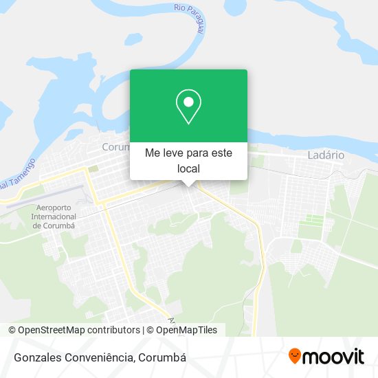Gonzales Conveniência mapa