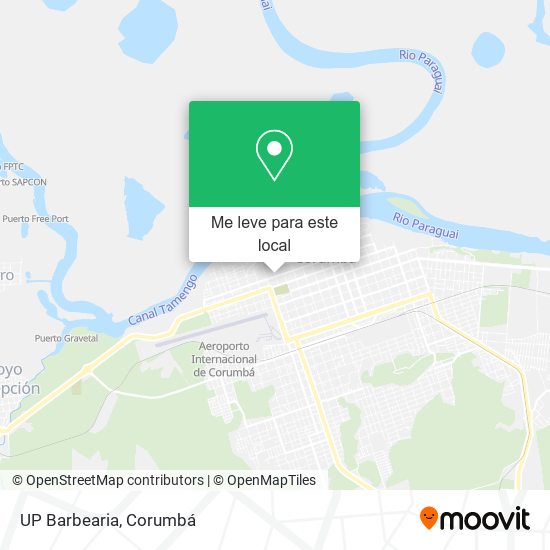 UP Barbearia mapa