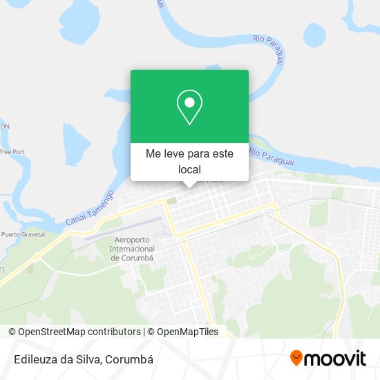 Edileuza da Silva mapa