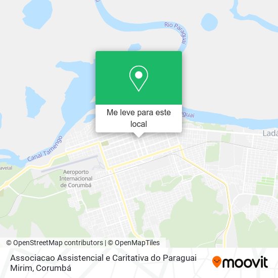 Associacao Assistencial e Caritativa do Paraguai Mirim mapa