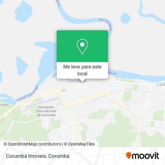 Corumbá Imoveis mapa