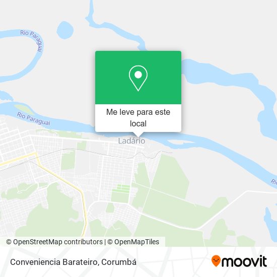 Conveniencia Barateiro mapa