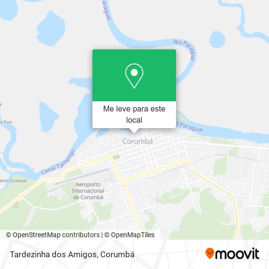 Tardezinha dos Amigos mapa