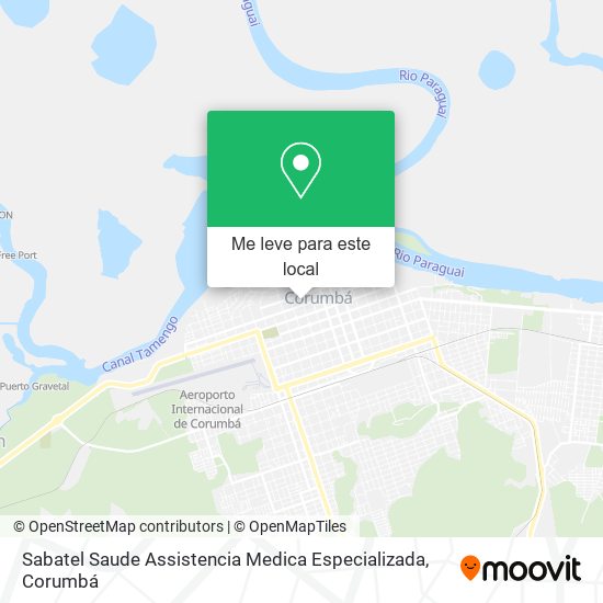 Sabatel Saude Assistencia Medica Especializada mapa
