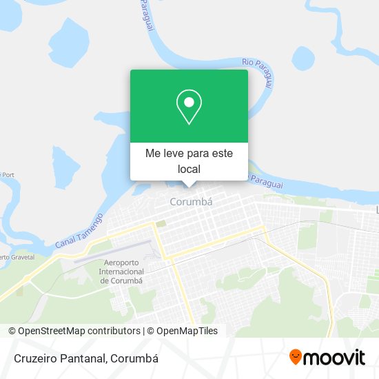 Cruzeiro Pantanal mapa