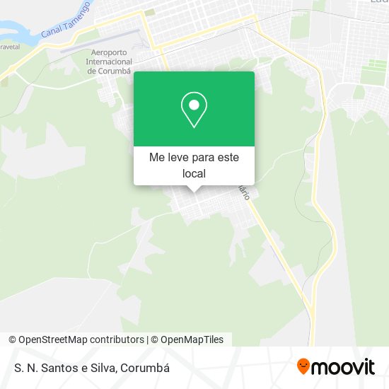 S. N. Santos e Silva mapa