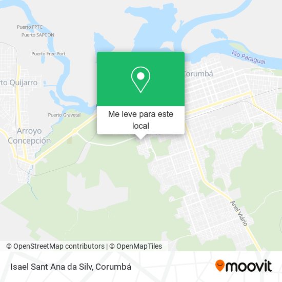 Isael Sant Ana da Silv mapa