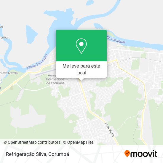 Refrigeração Silva mapa