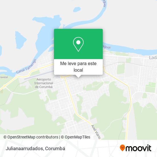 Julianaarrudados mapa