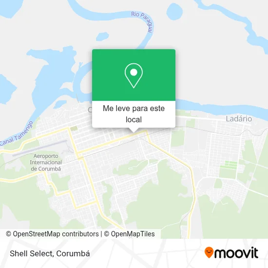 Shell Select mapa