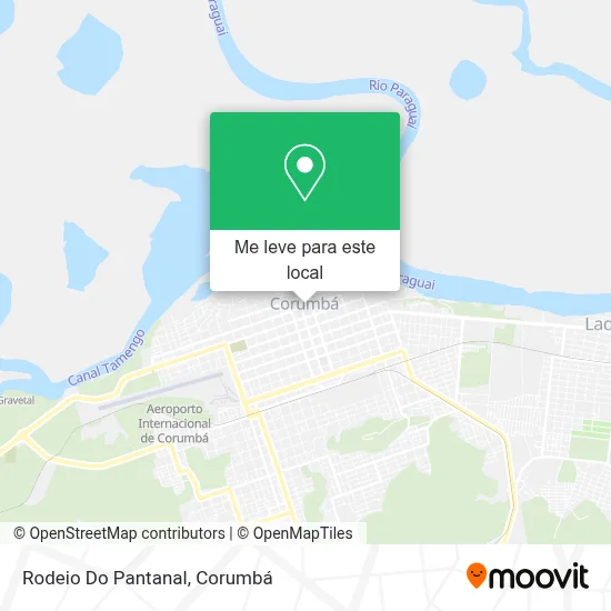 Rodeio Do Pantanal mapa