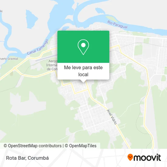 Rota Bar mapa
