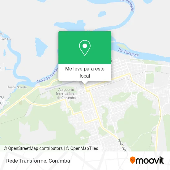 Rede Transforme mapa