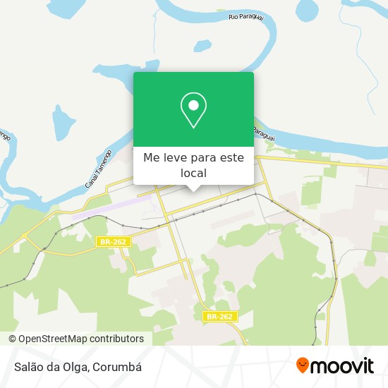 Salão da Olga mapa