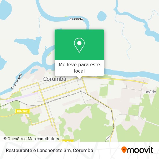 Restaurante e Lanchonete 3m mapa