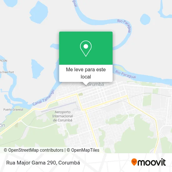 Rua Major Gama 290 mapa