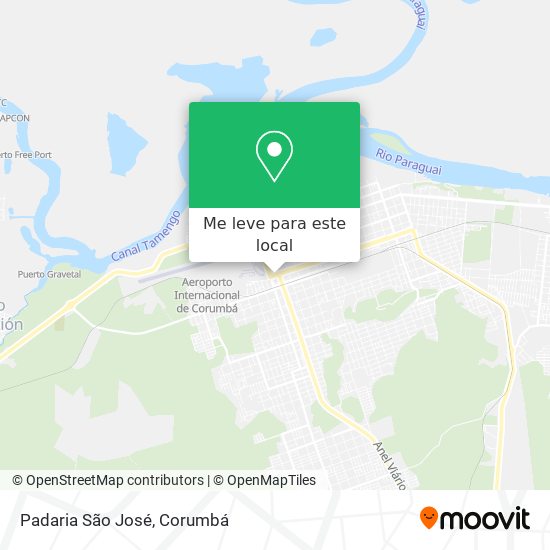 Padaria São José mapa
