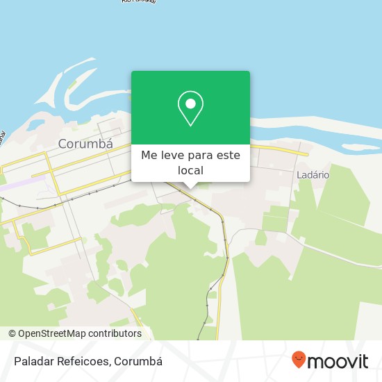 Paladar Refeicoes, Avenida Nossa Senhora da Candelária Corumbá Corumbá-MS 79310-050 mapa