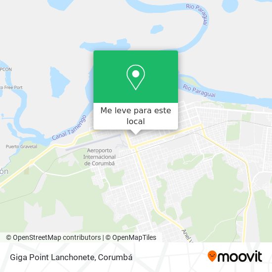 Giga Point Lanchonete mapa
