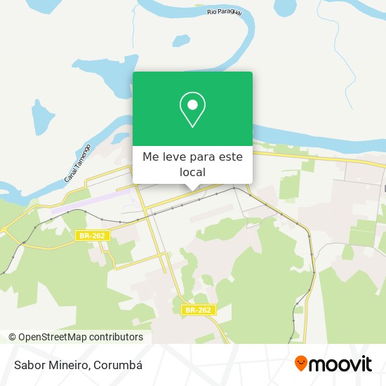 Sabor Mineiro mapa