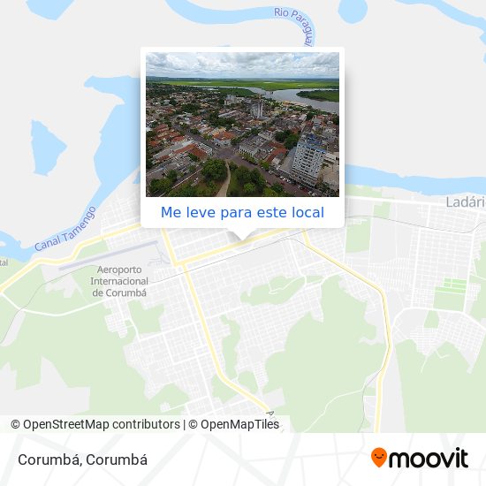 Corumbá mapa