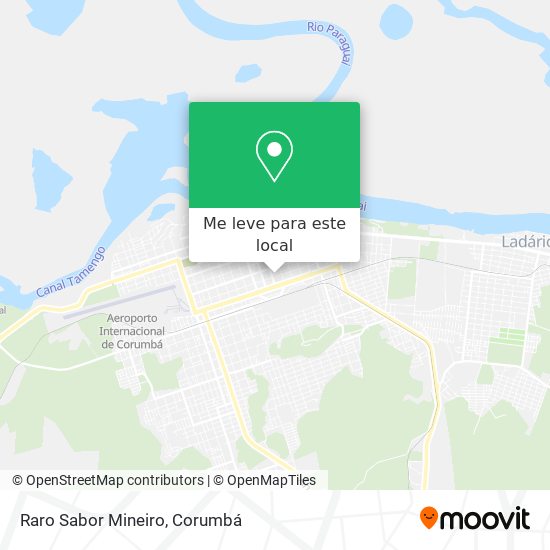 Raro Sabor Mineiro mapa