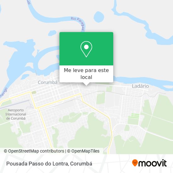 Pousada Passo do Lontra mapa