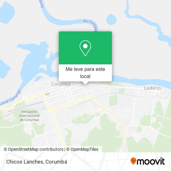 Chicos Lanches mapa