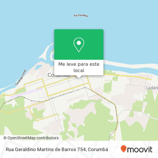 Rua Geraldino Martins de Barros 754 mapa