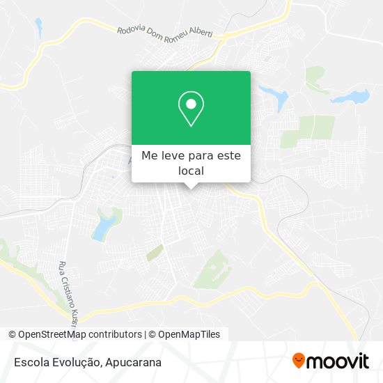 Escola Evolução mapa