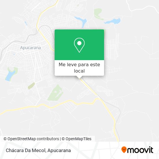Chácara Da Mecol mapa