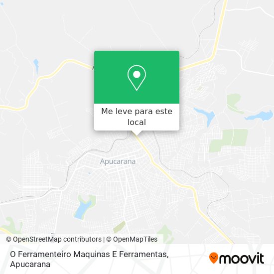 O Ferramenteiro Maquinas E Ferramentas mapa