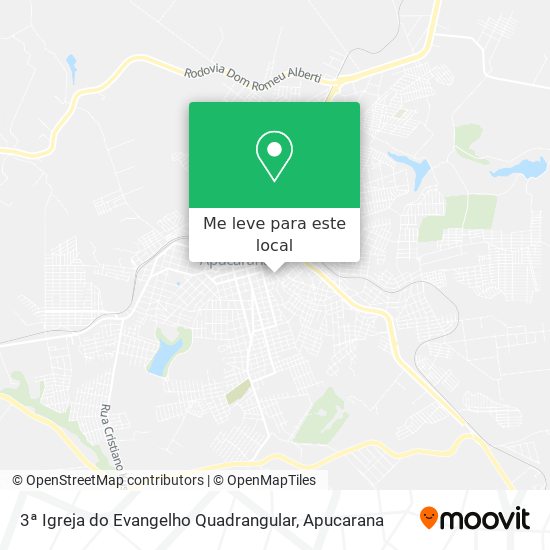 3ª Igreja do Evangelho Quadrangular mapa