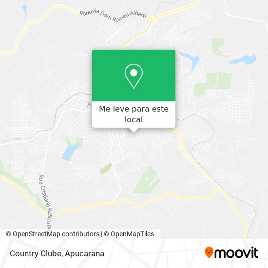 Country Clube mapa