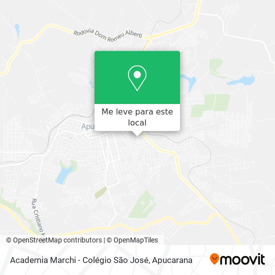 Academia Marchi - Colégio São José mapa