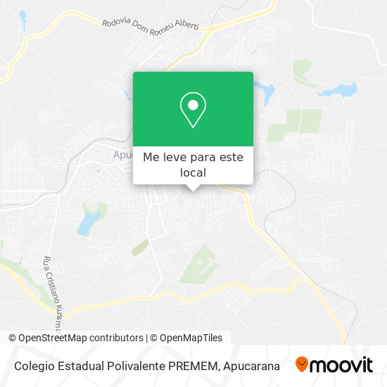 Colegio Estadual Polivalente PREMEM mapa