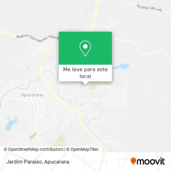 Jardim Paraiso mapa