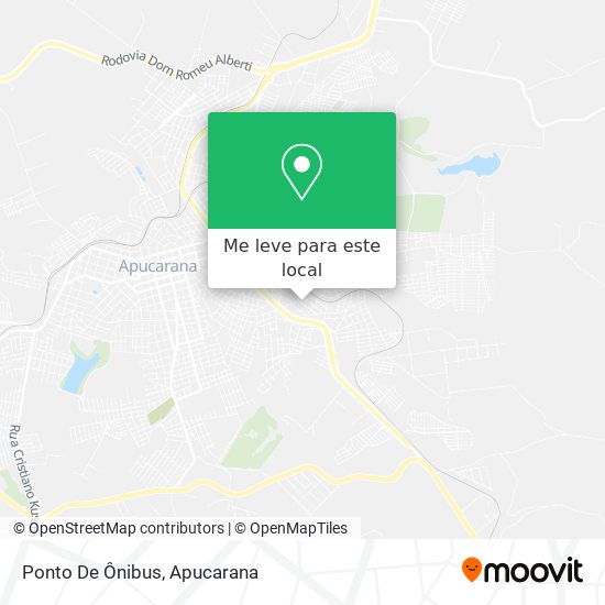 Ponto De Ônibus mapa