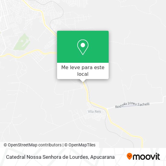 Catedral Nossa Senhora de Lourdes mapa