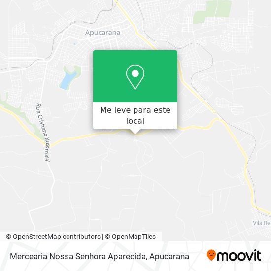 Mercearia Nossa Senhora Aparecida mapa