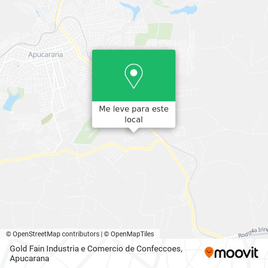 Gold Fain Industria e Comercio de Confeccoes mapa