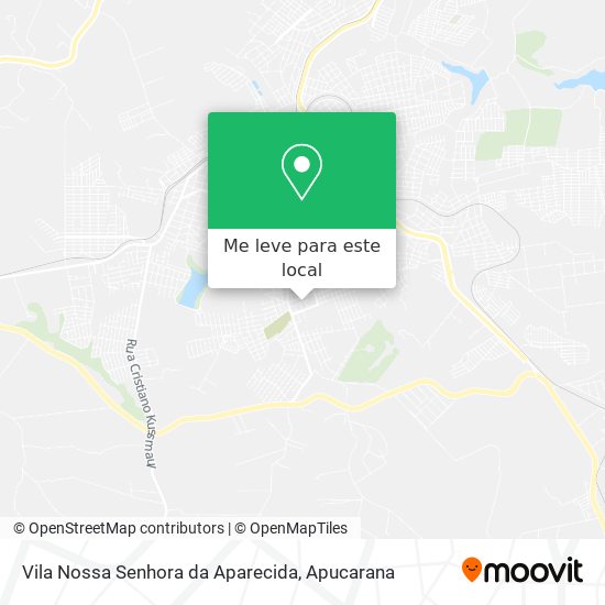 Vila Nossa Senhora da Aparecida mapa