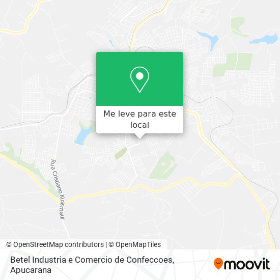 Betel Industria e Comercio de Confeccoes mapa