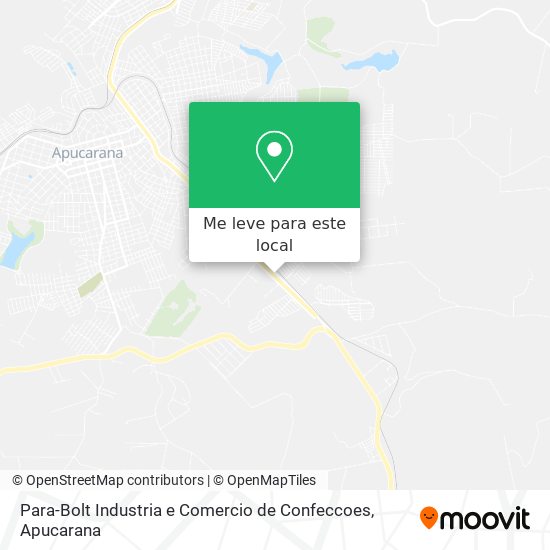 Para-Bolt Industria e Comercio de Confeccoes mapa