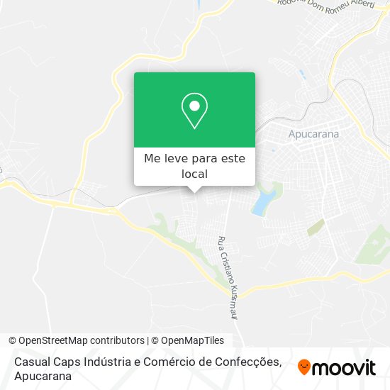 Casual Caps Indústria e Comércio de Confecções mapa