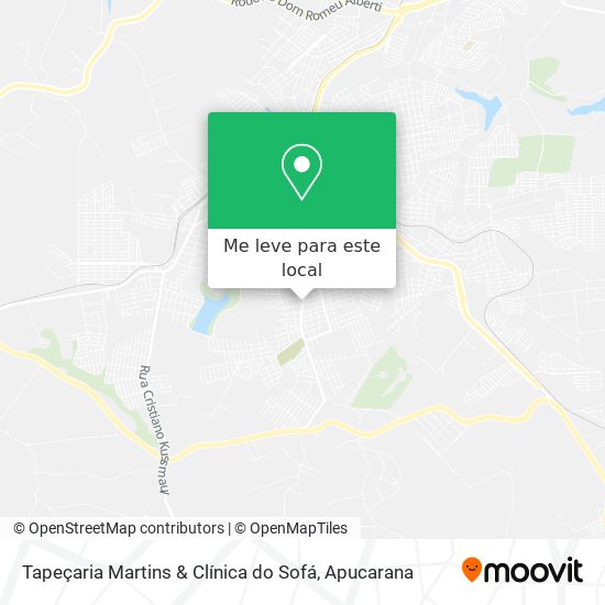 Tapeçaria Martins & Clínica do Sofá mapa