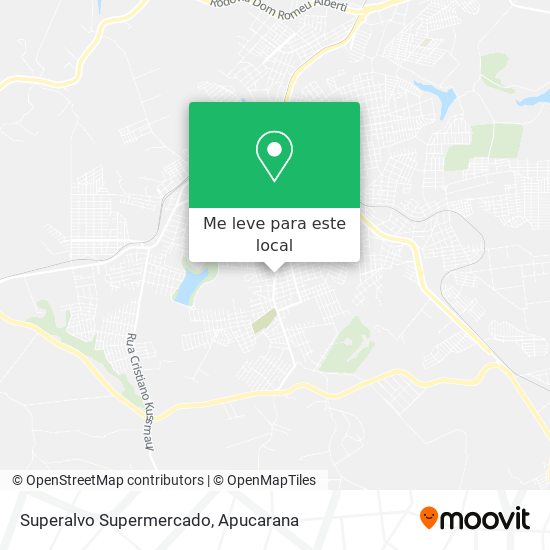 Superalvo Supermercado mapa