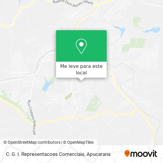 C. G. I. Representacoes Comerciais mapa